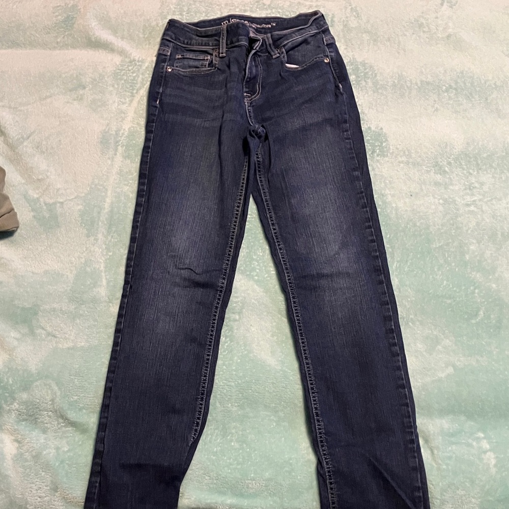 Maurices Dark Blue Skinny Jeans